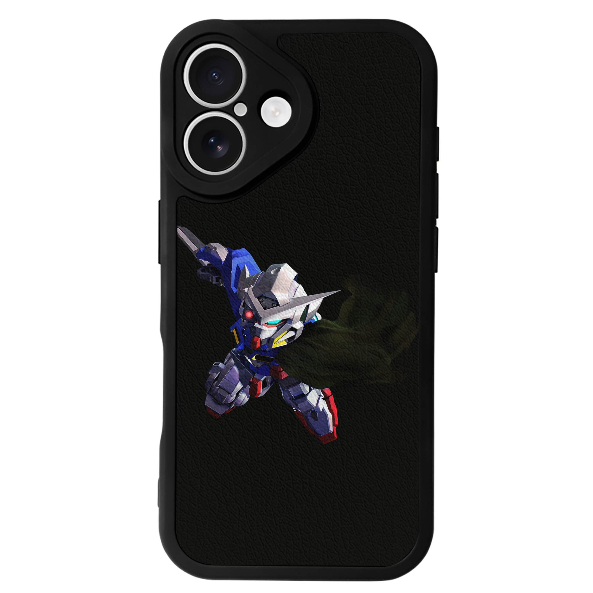 （画像用） 機動戦士ガンダム Mobile Suit Gundam 【iPhone 16シリーズ対応】シリコンスマホケース（レザー調） 材質：シリコン